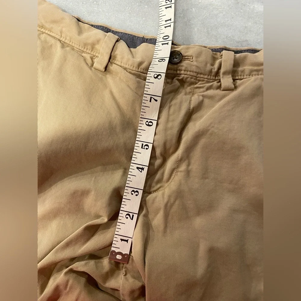 Banana Republic Size 29 Tan Khaki 100% Cotton Zip Up Chino Shorts